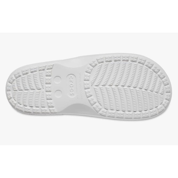 New‎ Crocs Adult Baya II Slides Sandals Men's 10 Women's 12 White Beach Shower - Picture 5 of 12